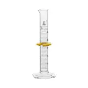 Eisco Labs 25ml Graduated Cylinder with Protective Collar, ASTM, Class B