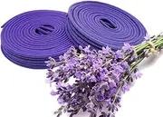 60pcs Aromatic Fragrance Lavender Incense Coils - Ideal for Air Purification, Yoga, Meditation - No Feathers for Purification and Relaxation