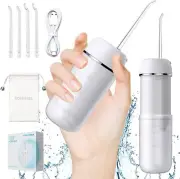 Water Flosser Cordless for Teeth Mini Portable Oral Irrigator with 9 Pressure