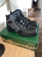 DANNER® VICIOUS 4.5" BLACK COMPOSITE TOE WORK BOOTS 13864 - NEW
