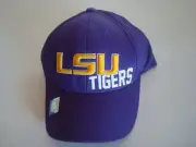 LSU TIGERS BIG LOGO GOLF BEACH STRAPBACK DEADSTOCK HAT CAP VINTAGE C3