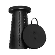 Portable Collapsible Stool， Folding Telescoping Stool with Load Capacity 400l...