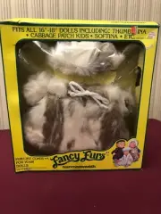 Vintage Cabbage Patch Doll Fancy Faux Fur in Original Box, 1984