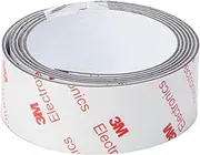 Ferroflex® 25 mm Wide 3M Self-Adhesive and Shiny White Iron Strip for Walls, Which Will Attract The Magnets of Instant Surfaces to 1 Metre Length