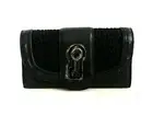 MIMCO PALLENBERG LEATHER SUEDE WALLET IN BLACK BNWT RRP$249