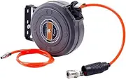 6Mm Automatic Retractable Hose Reel Car Wash Garden Irrigation Water Tube Holder Wall Mount High Pressure Waterpipes Roller Drum