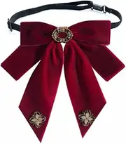 [SLEDEZ] Women Bow Tie Wedding Vintage Bow Tie Lapel Shirt Bow Tie Decoration