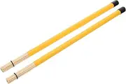 Kisangel 1 Pair Durable Bamboo Rods Drumsticks Percussion Mallets for Enhanced Sound Accessory for Drummers and Percussion Instrument Enthusiasts