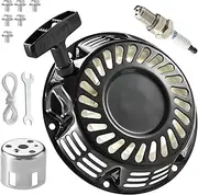 Recoil Pull Start Assembly w/Pulley Cup For 212 196 224 208 cc Predator Champion Coleman Honda Westinghouse Firman Ryobi Simpson 5.5 6.5 hp Small Engines etc
