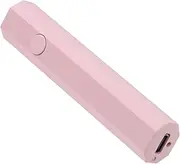 SHERCHPRY Mini Nail Art Lamp Portable Nail Dryer for Quick Manicure USB Rechargeable Light for Gel Polish Stylish Design for Home and Salon Use