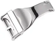 [KAVJU] Stainless Steel Clasp Folding Buckle Watch Strap Watchband Belt Buckle For Tudor Black Bay 18mm Silver Watch Buckle