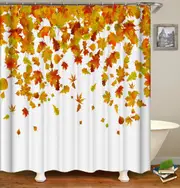 Autumn Leaves Shower Curtain
