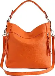 AmbraModa GLX_3 Women's Handbag Shoulder Bag Hobo Bag Shoulder Bag Genuine Leather