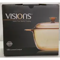 在飛比找蝦皮購物優惠-🔥全新🔥[美國康寧 Visions] 1.5L晶彩透明鍋 /