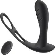 Vibrating Anal Plug, G-spot Anal Butt Plug Dildo Sex Toy for Men Vibrator Stimulator with Powerful Modes, Prostate Massager Anal Vibrator Remote Control Adult Sex Toys
