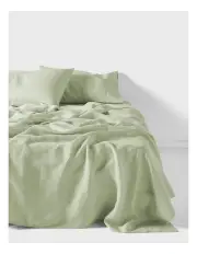 [Linen House] Nimes Sheet Set in Wasabi