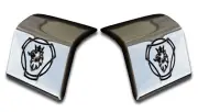 2 x DECORS TRUCK R/P/G/T/L EURO 3-6 3D STAINLES.STEEL SET METAL MUDGUARD SLOT