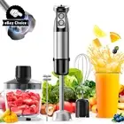 1200W Hand Stick Blender 5-in-1 Electric Immersion Set 6 Speed Mixer BPA-Free