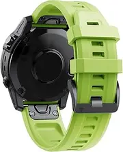 [ISOUDE] 26 22mm Watchband Straps For Garmin Fenix 7 7X 6 6X Pro 5 5X 3HR Enduro Watch Quick Release Official Silicone Easyfit Wrist Band