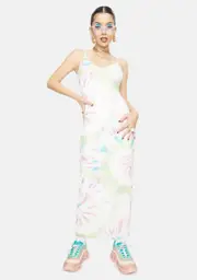 [AFRM] Blank Spiral Amina Tie Dye Maxi Dress