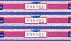 "For You" 3 Packets Satya Nag Champa Incense Sticks Masala (3 x 15g Packets) ॐ