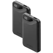 Cygnett ChargeUp Plus Powerbank 5K Twin Pack Black