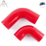 Red For MAZDA RX7 FC 13B 1.3L 13B-DEI S4 S5 Silicone Intercooler Hose 1986-1991 (for: Mazda)