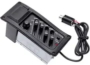 Andoer Eq-7545R Piezo Pickup Acoustic Guitar Preamp Amplifier Equalizer Tuner