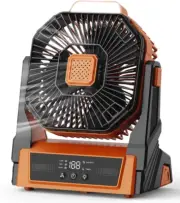 Portable Fan Rechargeable, 20000Mah Battery Powered Desk Fan with LED Lantern, B