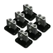 6x 50 Amp Car Socket Panel Flush Mount Fit For Anderson Plug Cover Mounting