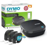 DYMO LetraTag 200B Bluetooth Compact Label Maker Value Pack, Wireless Black