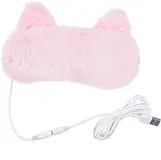 Mikinona Relieve Fatigue USB Eye Mask Heated Eye Mask Sleep Patch Shading Sleeping Cover