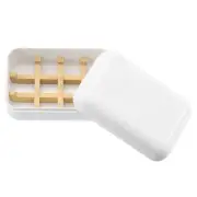 Wooden Soap Holder, Self-Draining Soap Box Wooden Soap Bar Tray, White