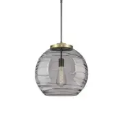 Innovations Lighting 221-1S-18-16 Athens Pendant Athens Deco - Black