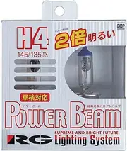 Racing Gear G70P Halogen Bulb [Power Beam 3400K] H7, Pack of 2
