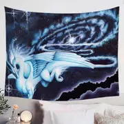Space Galaxy Dragon Soaring through the Cosmos Tapestry