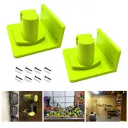 6 Packs Tool Holder Wall Mount Shelf Table For Roybi 14.4V-18V Tool Hanger Green