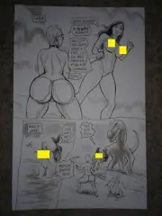 Massey CAVEWOMAN IT'S NOT QUITE MALIBU 1 pg 11 MERIEM 1/2 SPLASH
