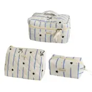 Sky Geometry Pattern Aesthetic Cosmetic Organizer Skincare Clutch Lipstick