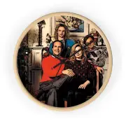Wall clock National Lampoon's Christmas Vacation ~ The Griswold's