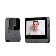 Video Doorbell Ring Wireless Outdoor Home Security Camera 1080P HD 2 Way Audio Night Vision Alerts 70 Degree Lens Smart Monitor