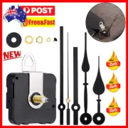Wall Clock Quartz Movement Motor Mechanism Long Spindle Hands Repair Kit BY