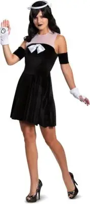 Alice Angel Bendy and The Ink Machine Deluxe Costume Dress for Women Large 12-14