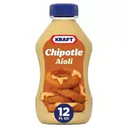 Kraft Chipotle Aioli, 12 fl oz Bottle