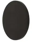 Beacon Lighting Disk 250mm LED Colour-Shifting Backlit Wall Light in Black Wood