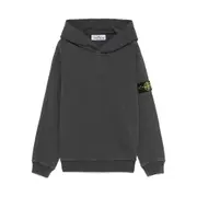 [Stone Island] Stone Island Compass-badge Hoodie 8 A GREY