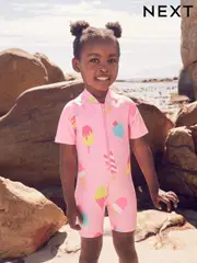Pink Ice Cream Sunsafe Swimsuit (3mths-10yrs) (AB7029) | $28 - $33