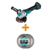 Makita X-LOCK Angle Grinder 18V BL 4.5/5" Tool Only w/4.5" Mason Cutting Blade