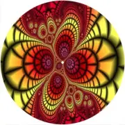 Slipmat Slip Mat Felt for any 12" Turntable LP DJ Vinyl Record Player FRACTAL 1