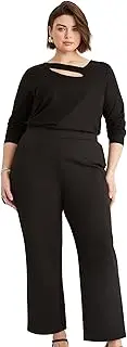 [BE ME] BeMe Womens Pants/Trousers - Plus Size Black - Winter - Solid
